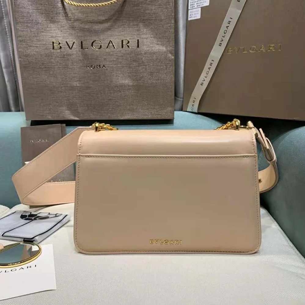 Bvlgari Serpenti Forever Crossbody Bag in Nappa Leather for Women in Sandy Bvlgari Serpenti Forever Crossbody Bag in Nappa Leather for Women in Sandy