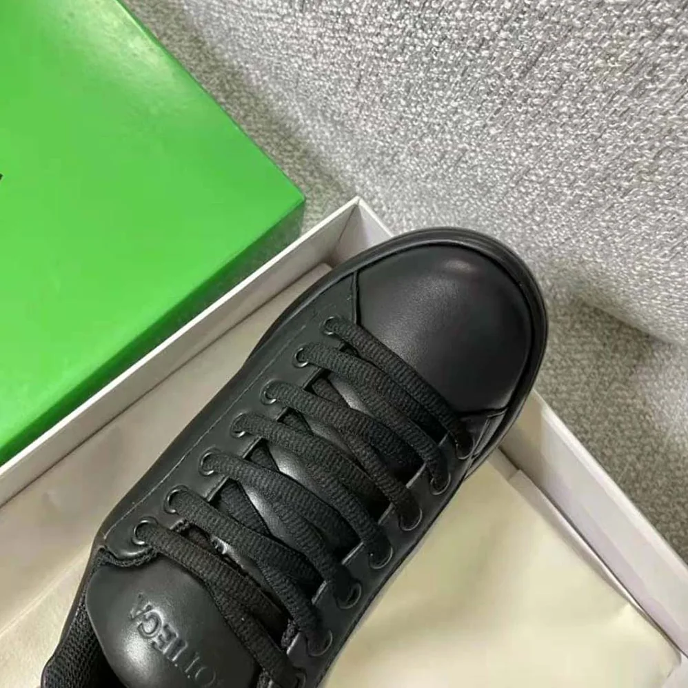 Bottega Veneta Pillow Sneaker Padded Leather Lace-up Sneakers for Unisex in Black