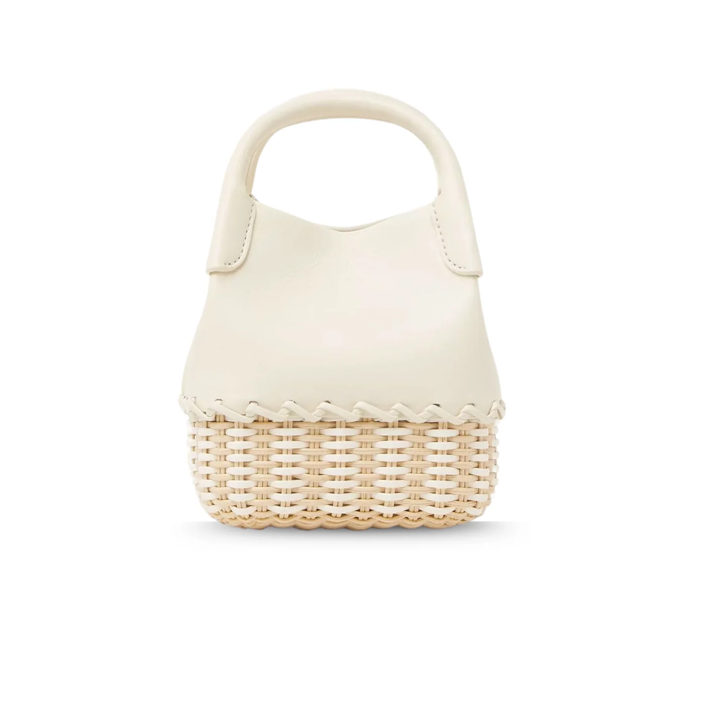 Loro Piana Micro Bale Top Handle Bag / White Gold Hardware FAP3233_B4XQ