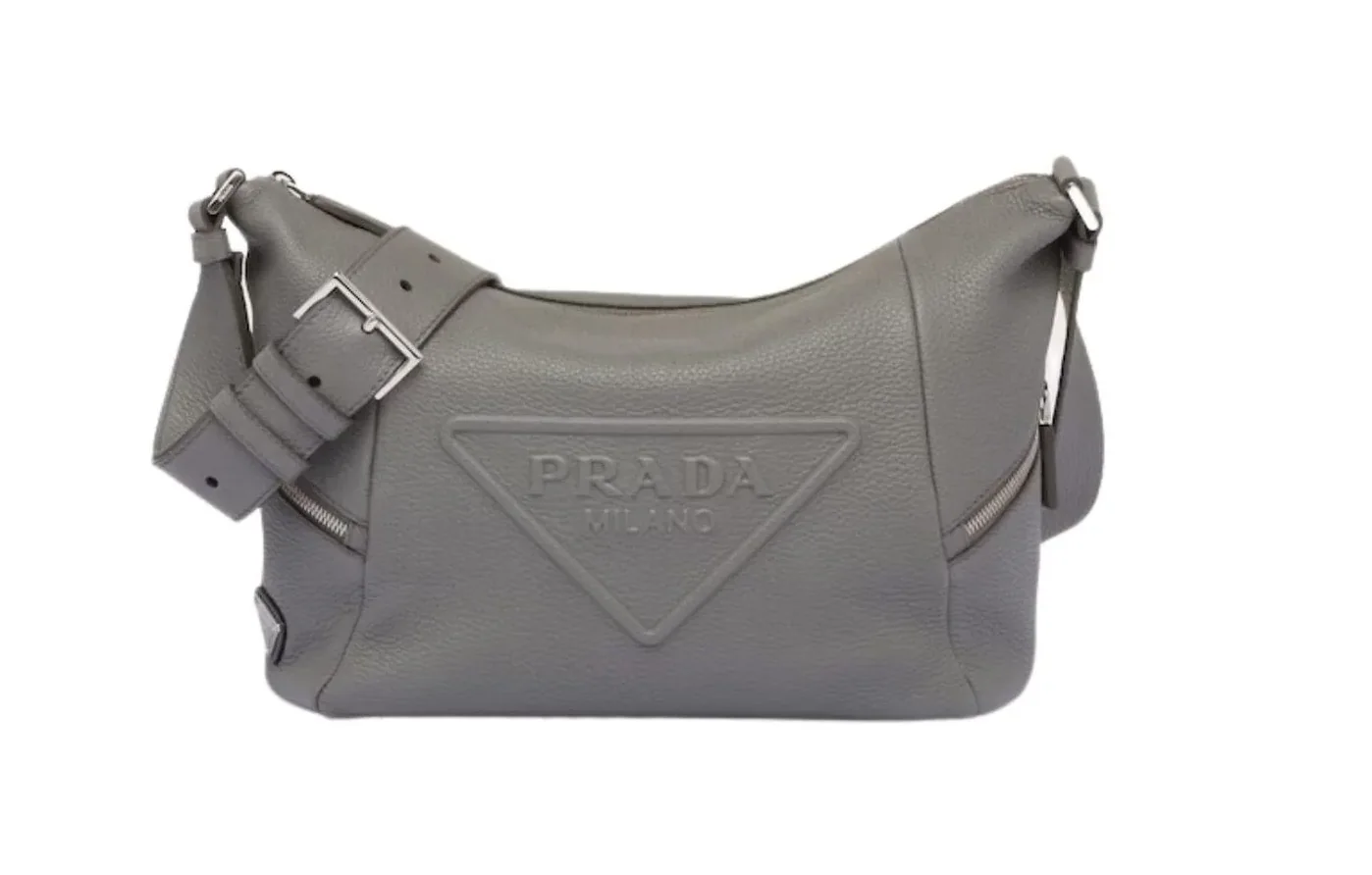 Prada Bag With Shoulder Strap In Grey / 2VH165_2BBE_F0K44_V_OOO