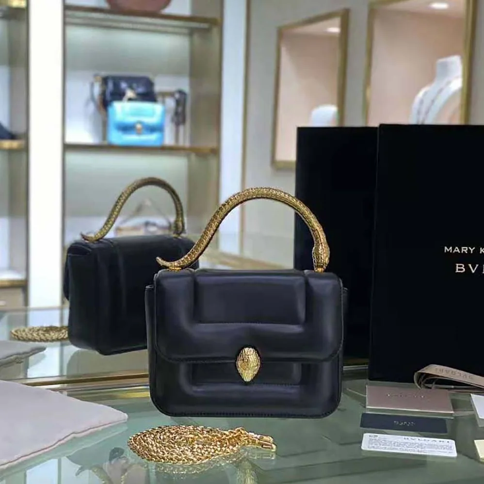 Bvlgari Mary Katrantzou X Bvlgari Top Handle for Women in Black Bvlgari Mary Katrantzou X Bvlgari Top Handle for Women in Black