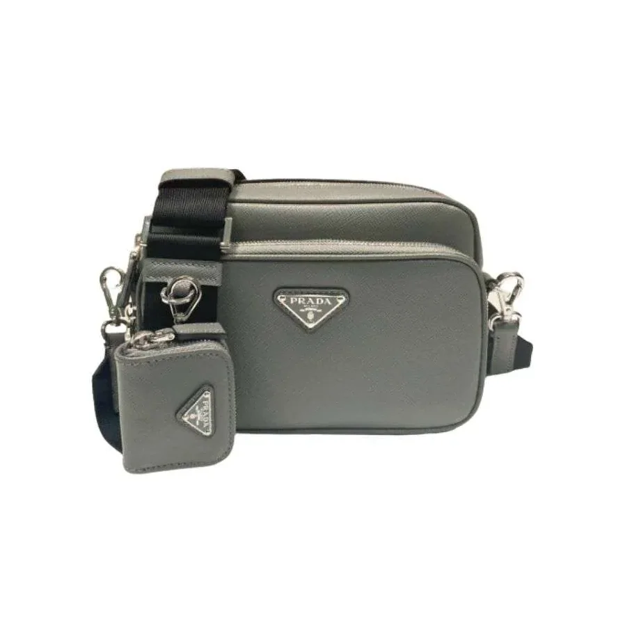Prada Brique Saffiano Bag Grey /