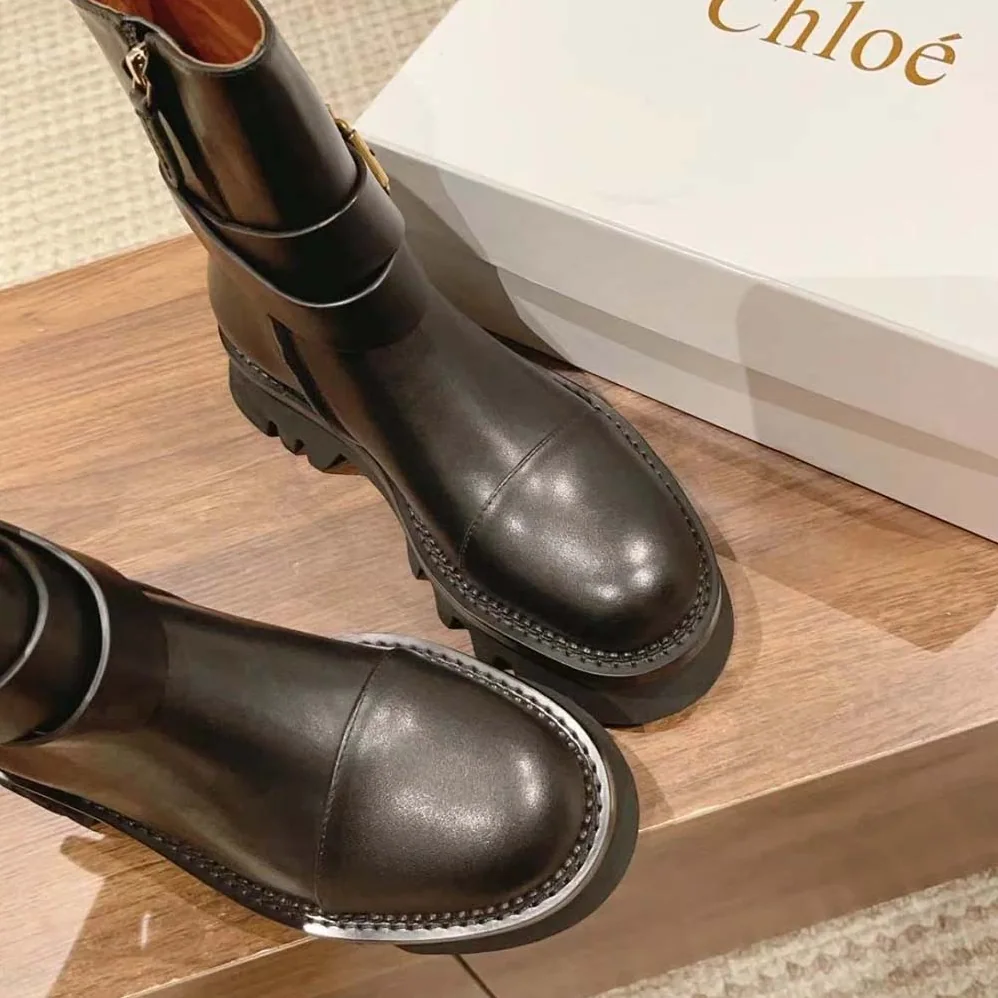 Chloe Owena Ankle Boots for Women in Black Chloe Owena Ankle Boots for Women in Black