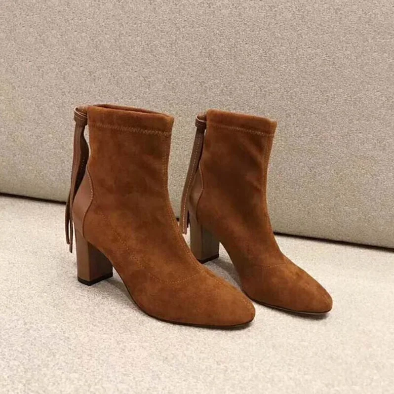 Stuart Weitzman Shoes The Wolfe Bootie 85mm Heel for Women in Brown Stuart Weitzman Shoes The Wolfe Bootie 85mm Heel for Women in Brown
