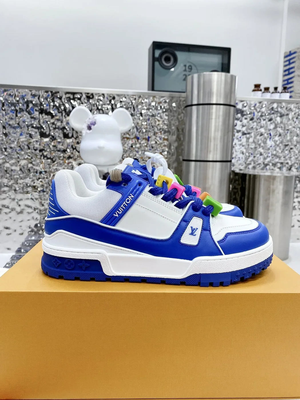 Louis Vuitton LV Trainer Sneaker Blue Louis Vuitton LV Trainer Sneaker Blue