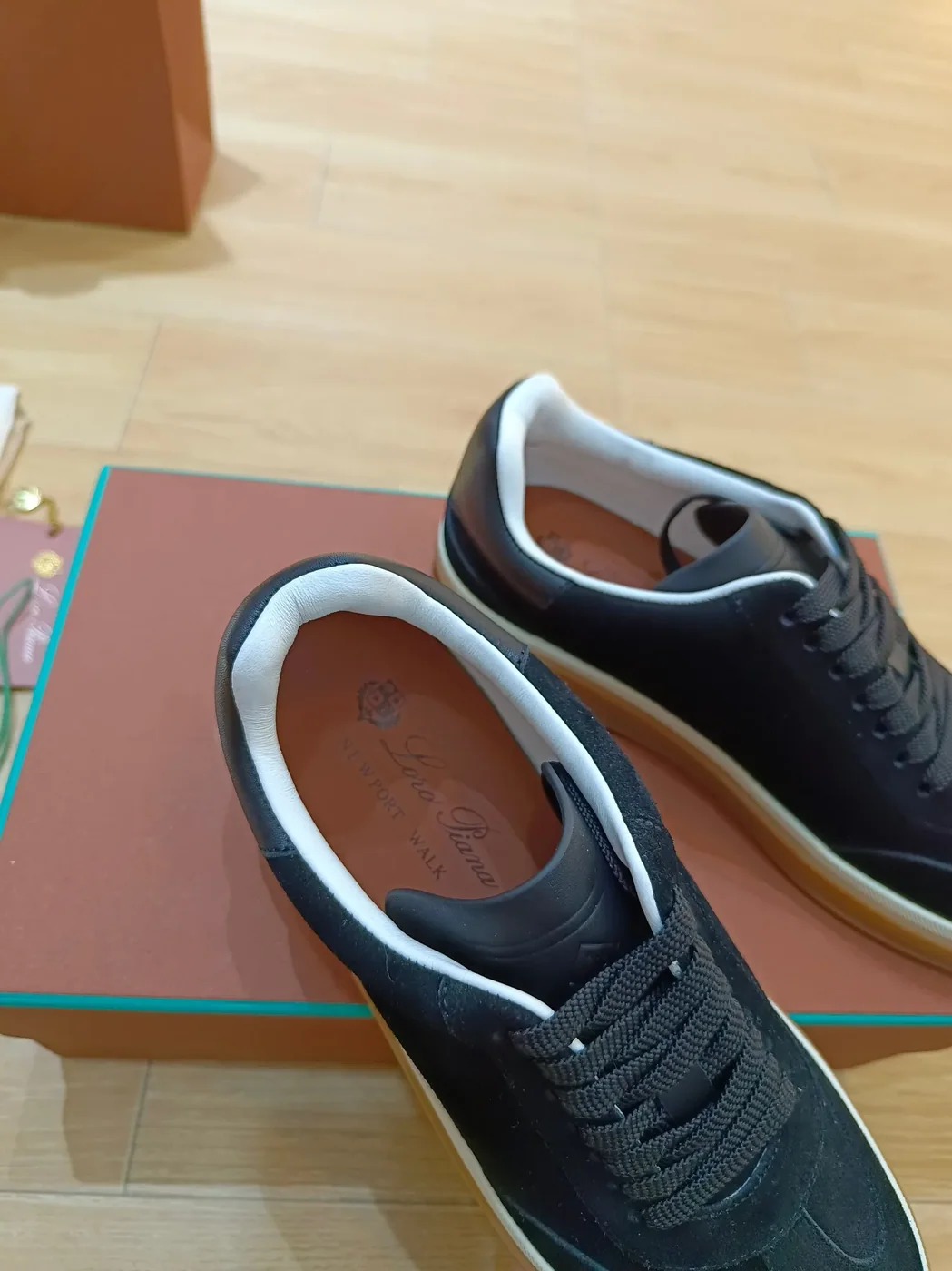 Loro Piana Tennis Walk Sneakers Navy Blue Loro Piana Tennis Walk Sneakers Navy Blue
