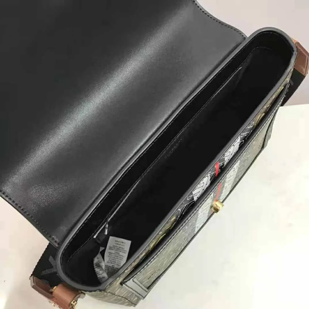 Burberry Monogram Stripe E for Women in canvas Note Crossbody Bag Burberry Monogram Stripe E for Women in canvas Note Crossbody Bag
