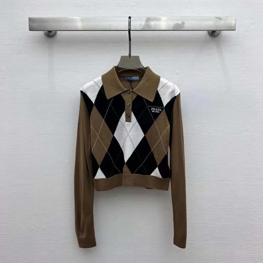 Prada Cashmere Polo Shirt for Women