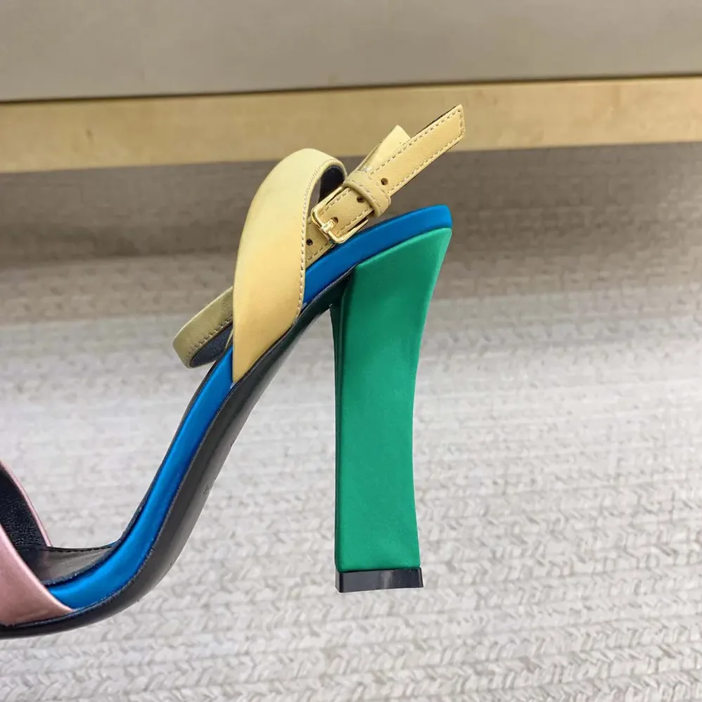 Saint Laurent YSL Dominique Sandals in Satin Crepe for Women Saint Laurent YSL Dominique Sandals in Satin Crepe for Women