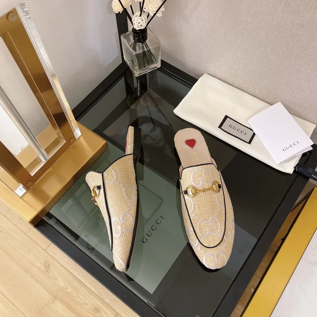 Gucci GG Princetown Slipper Beige for Women Gucci GG Princetown Slipper Beige for Women