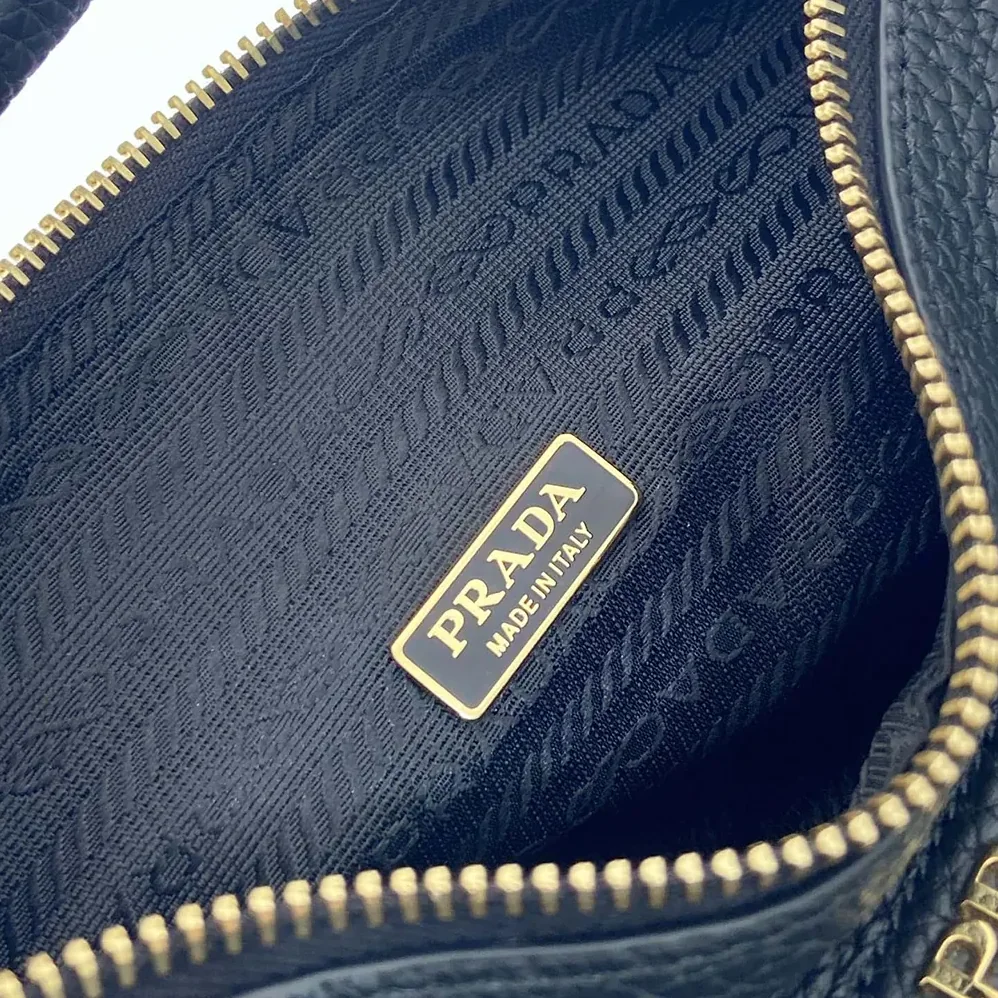 Prada Small Leather Bag for Women in Black Prada Small Leather Bag for Women in Black
