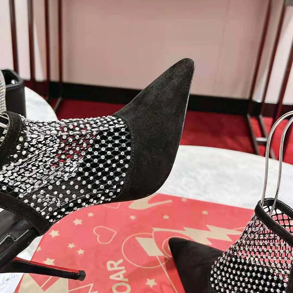 Christian Louboutin Plougesta Pump Strass in 100 mm Heel Height for Women in Black