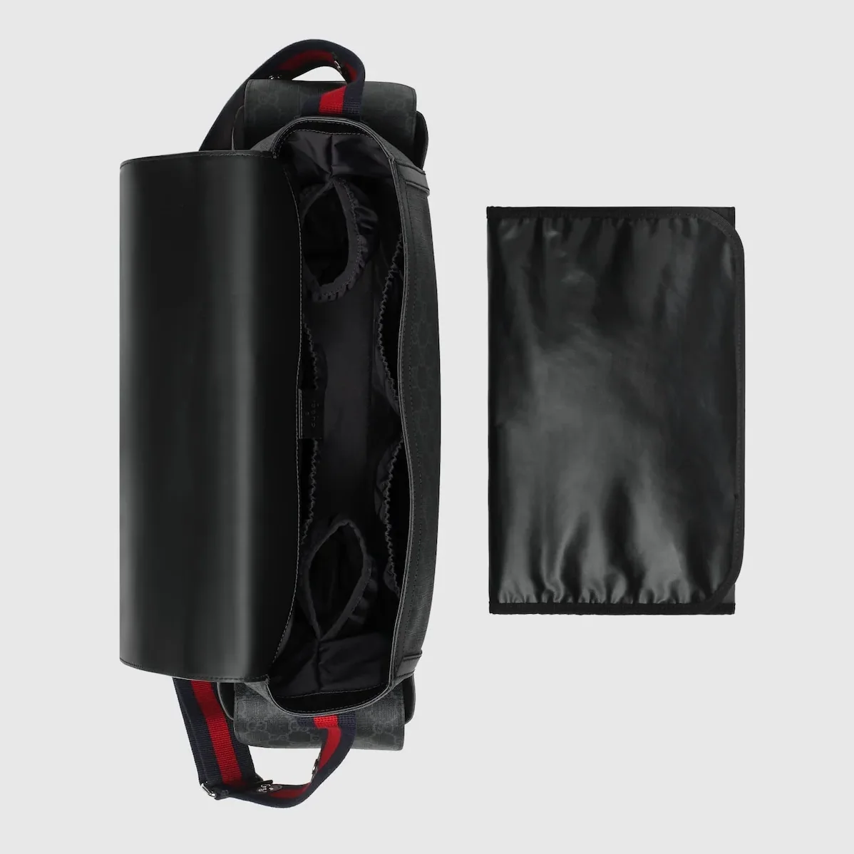 Gucci Supreme Diaper Bag Black /