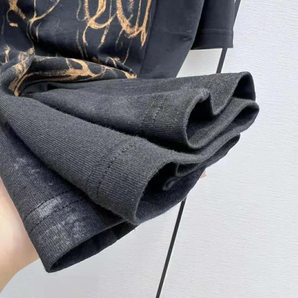 Balenciaga Heavy Metal Tight T-Shirt Small Fit in Black Faded for Women