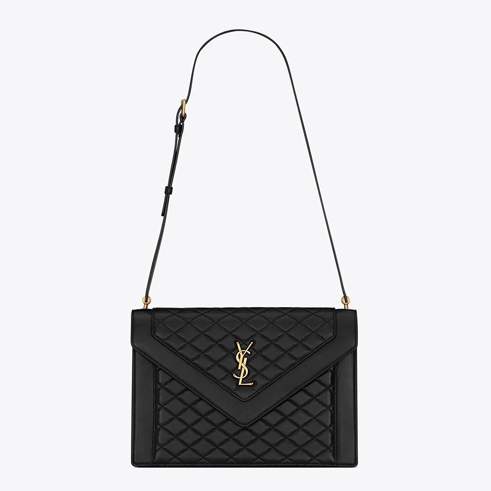 Saint Laurent YSL Gaby Satchel in Quilted Lambskin for Women Saint Laurent YSL Gaby Satchel in Quilted Lambskin for Women