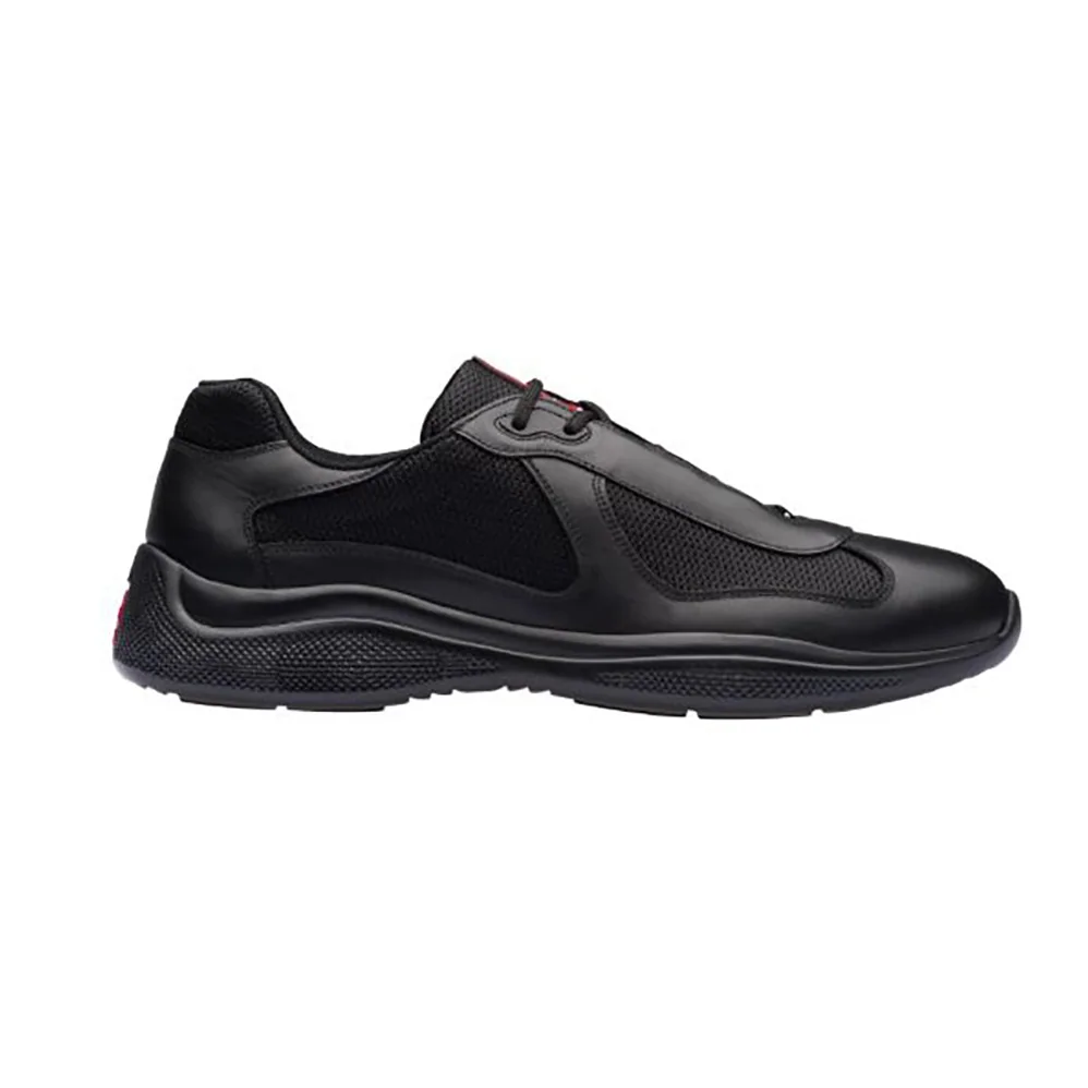 Prada New America'S Cup Leather And Technical Fabric Sneakers for Men Prada New America'S Cup Leather And Technical Fabric Sneakers for Men