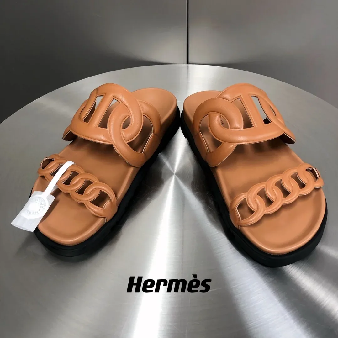 Hermes Extra Sandal Brown Hermes Extra Sandal Brown