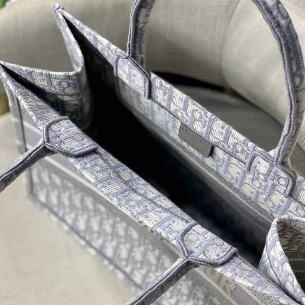 Dior Small Dior Bbook Tote for Women in Silver