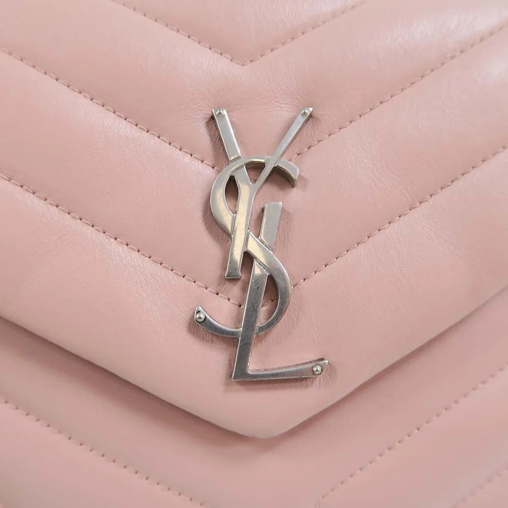 Saint Laurent YSL Loulou Small Matelasse Y Leather for Women in Pink Saint Laurent YSL Loulou Small Matelasse Y Leather for Women in Pink