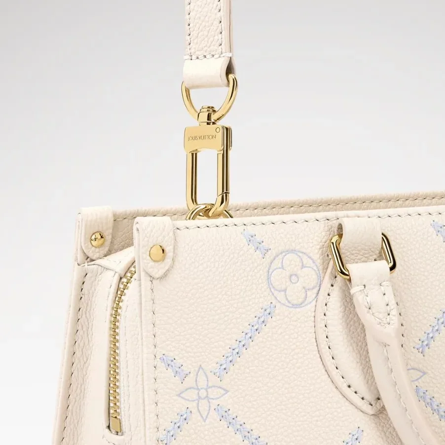 Louis Vuitton OnTheGo East West Tote Bag in Quartz Couture Gold Hardware