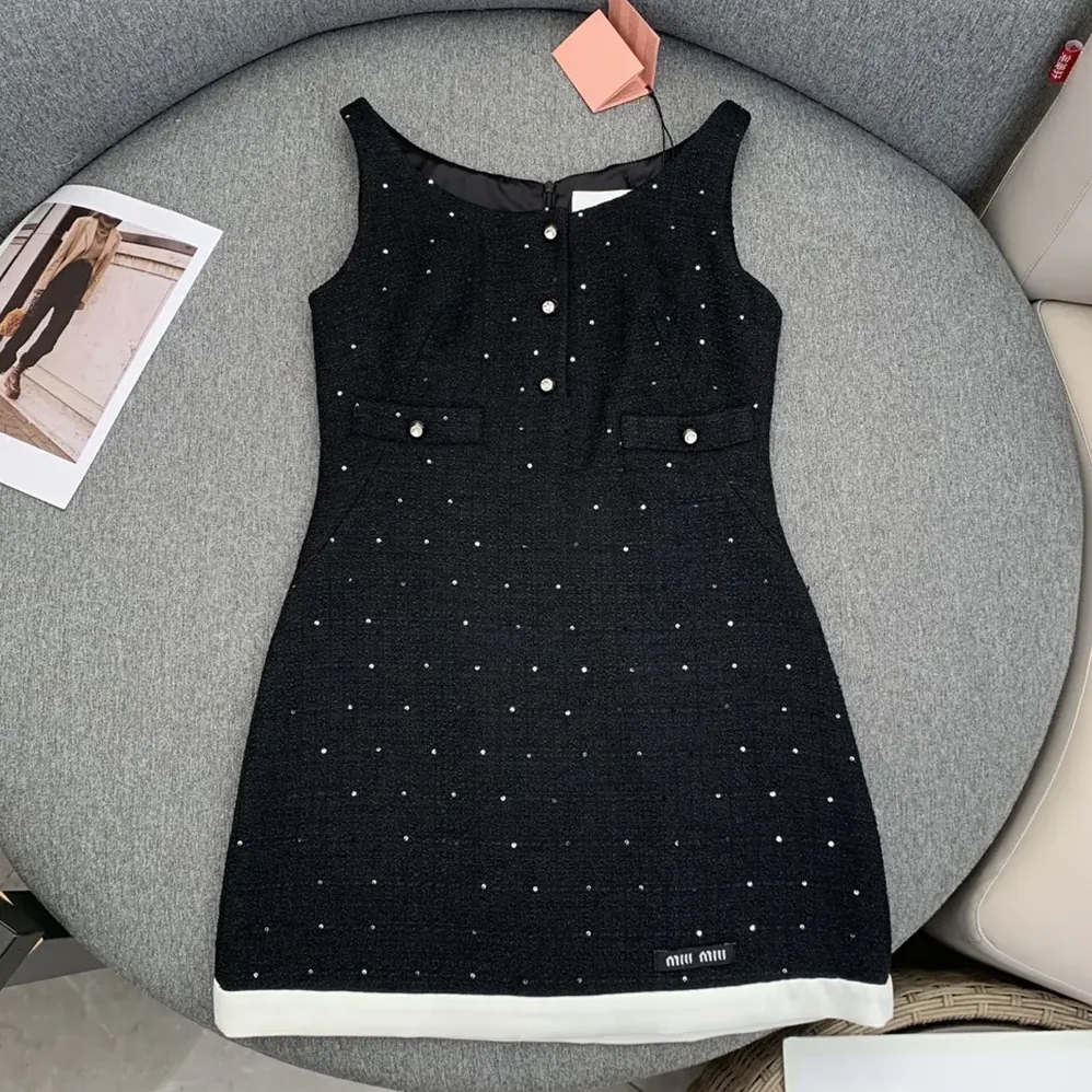Miu Miu Sequined Bouclé Mini-dress MF5216_135O_F0002_S_OOO for Women Miu Miu Sequined Bouclé Mini-dress MF5216_135O_F0002_S_OOO for Women