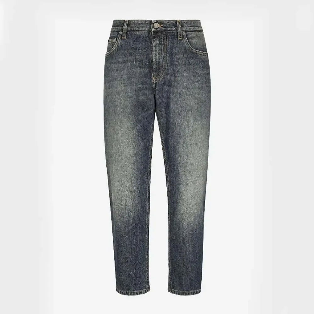 Dolce Gabbana D&G Light Blue Wash Loose Stretch Jeans-GYJDADG8 for Men Dolce Gabbana D&G Light Blue Wash Loose Stretch Jeans-GYJDADG8 for Men