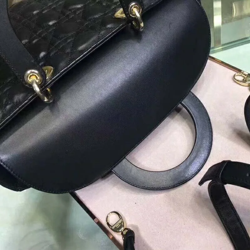 Dior Lady Dior Lambskin Tote Bag for Women in Black Dior Lady Dior Lambskin Tote Bag for Women in Black