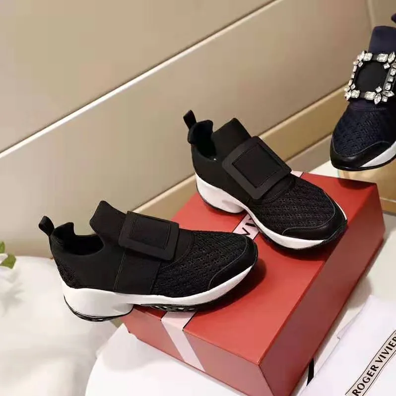 Roger Vivier Viv' Run Sneakers for Women in Black Roger Vivier Viv' Run Sneakers for Women in Black