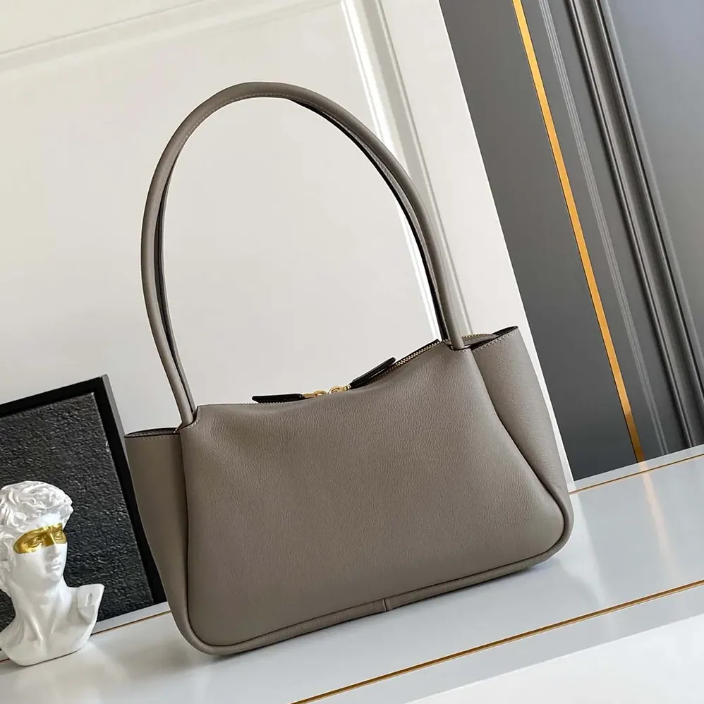 Prada Prada Darling Medium Leather Shoulder Bag for Women in Gray Prada Prada Darling Medium Leather Shoulder Bag for Women in Gray