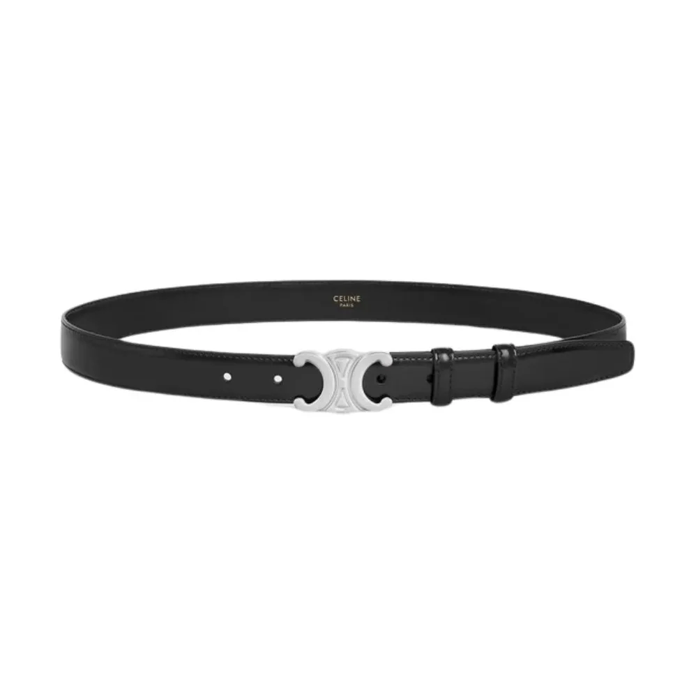 Celine Medium Triomphe Belt Black Celine Medium Triomphe Belt Black