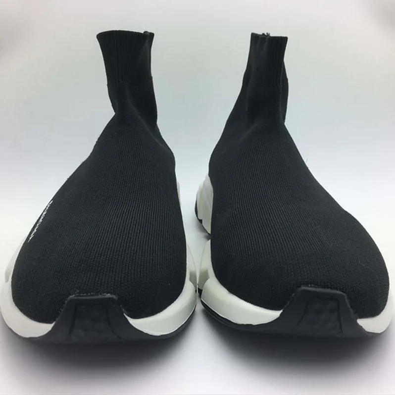 Balenciaga Stretch Mesh High Top Sneakers for Unisex in Black Balenciaga Stretch Mesh High Top Sneakers for Unisex in Black