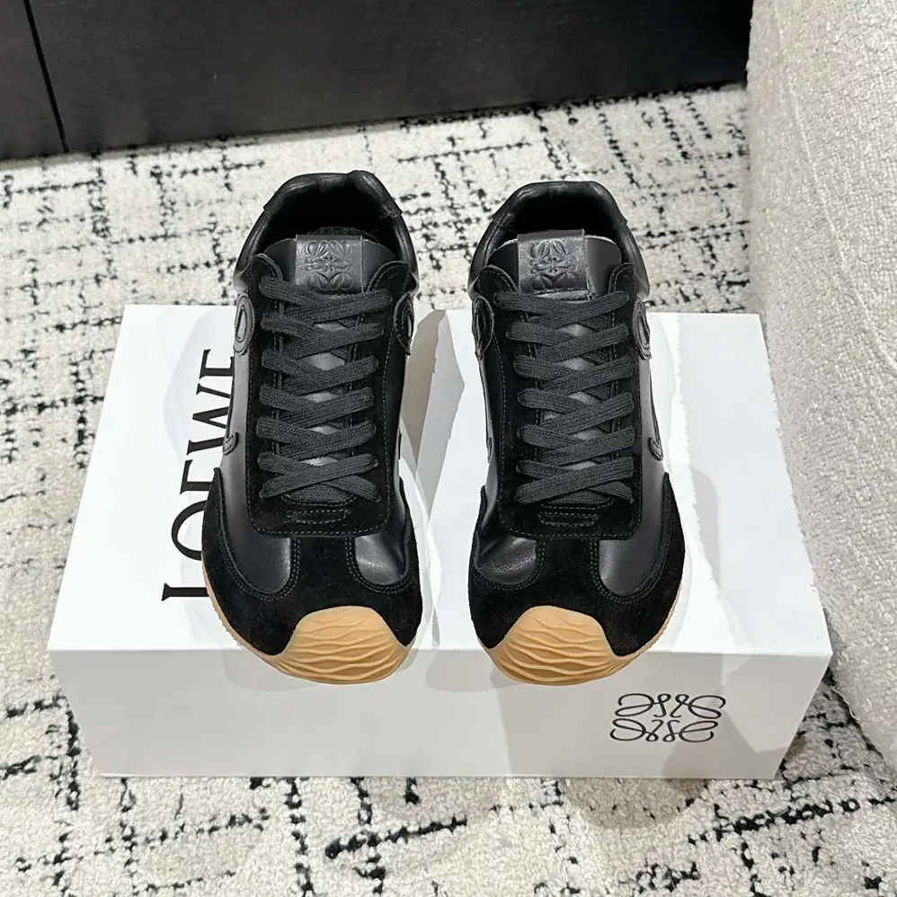 Loewe Ballet Runner 2.0 in Soft Calfskin for Unisex in Black Loewe Ballet Runner 2.0 in Soft Calfskin for Unisex in Black
