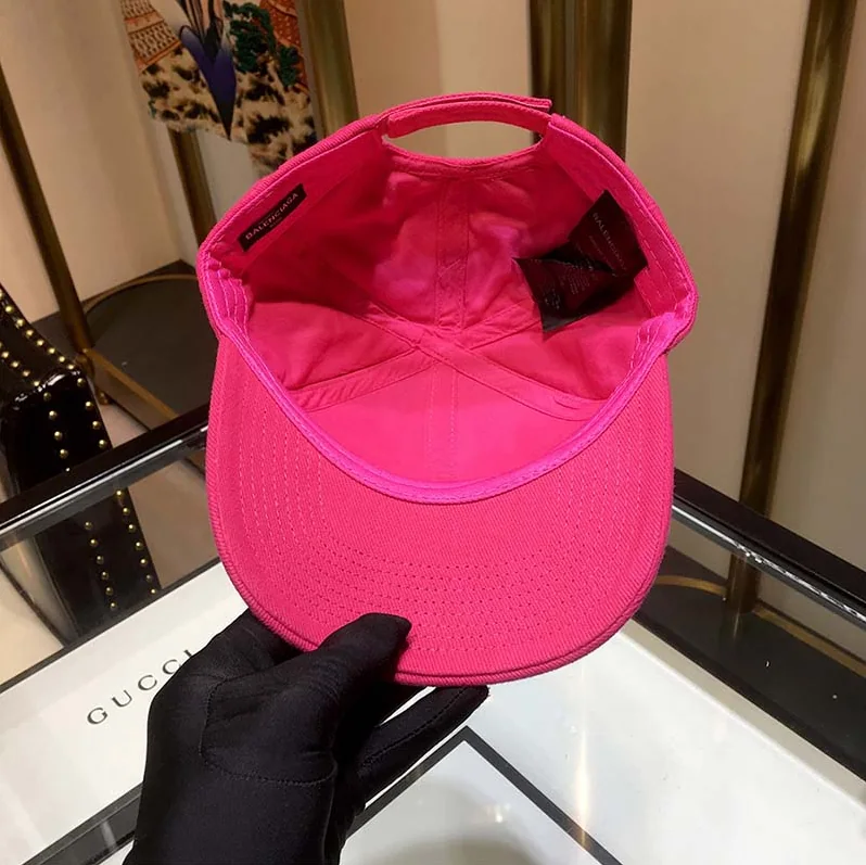 Balenciaga Classic Baseball Cap with Balenciaga Embroidered Logo for Unisex in Pink