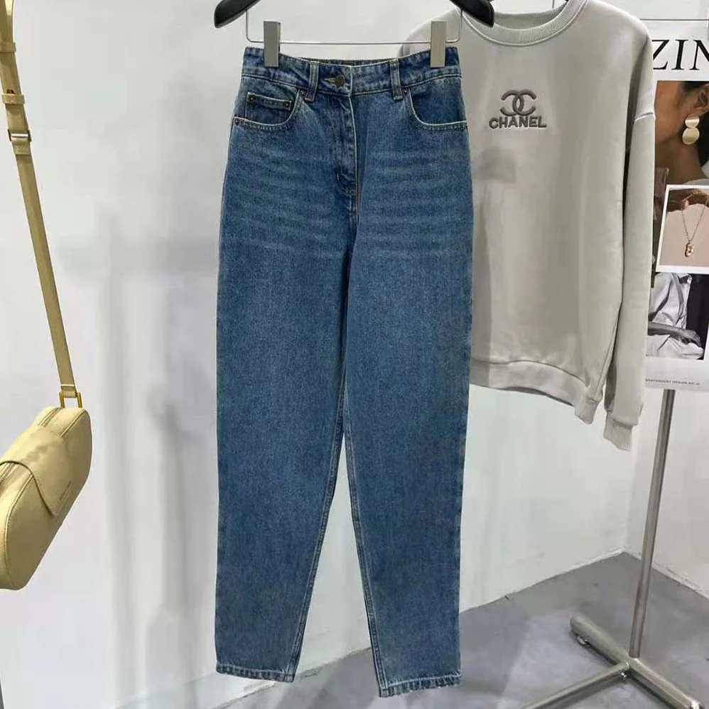 Prada Five-pocket Denim Jeans for Women in Navy
