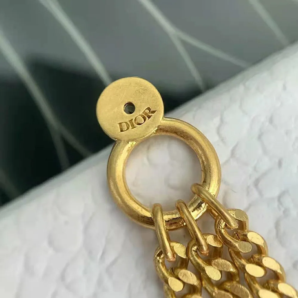 Dior 30 Montaigne Earrings Gold for Women in Finish Metal