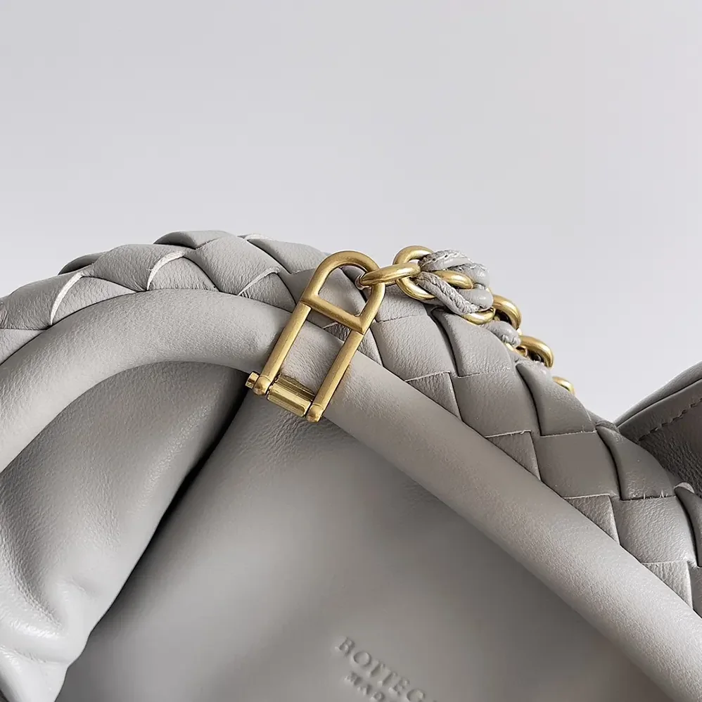 Bottega Veneta Small Lauren 1980 for Women in Silver Bottega Veneta Small Lauren 1980 for Women in Silver