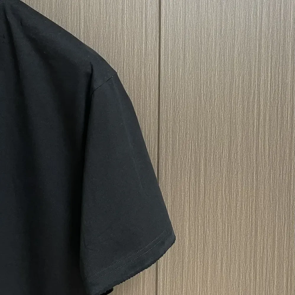 Balenciaga Back T-Shirt Medium Fit in Black Vintage Jersey for Women