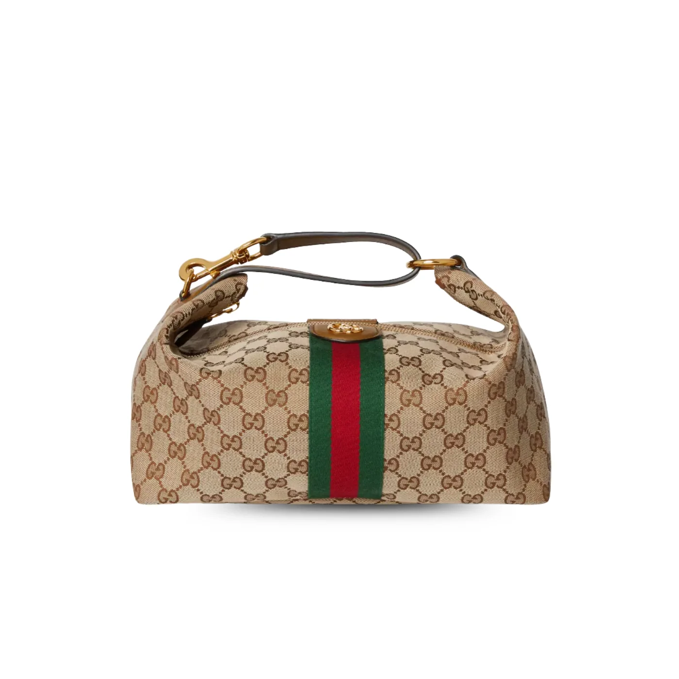 Gucci Vanity Medium Top Handle Bag in Beige/ Brown Gold Hardware Gucci Vanity Medium Top Handle Bag in Beige/ Brown Gold Hardware