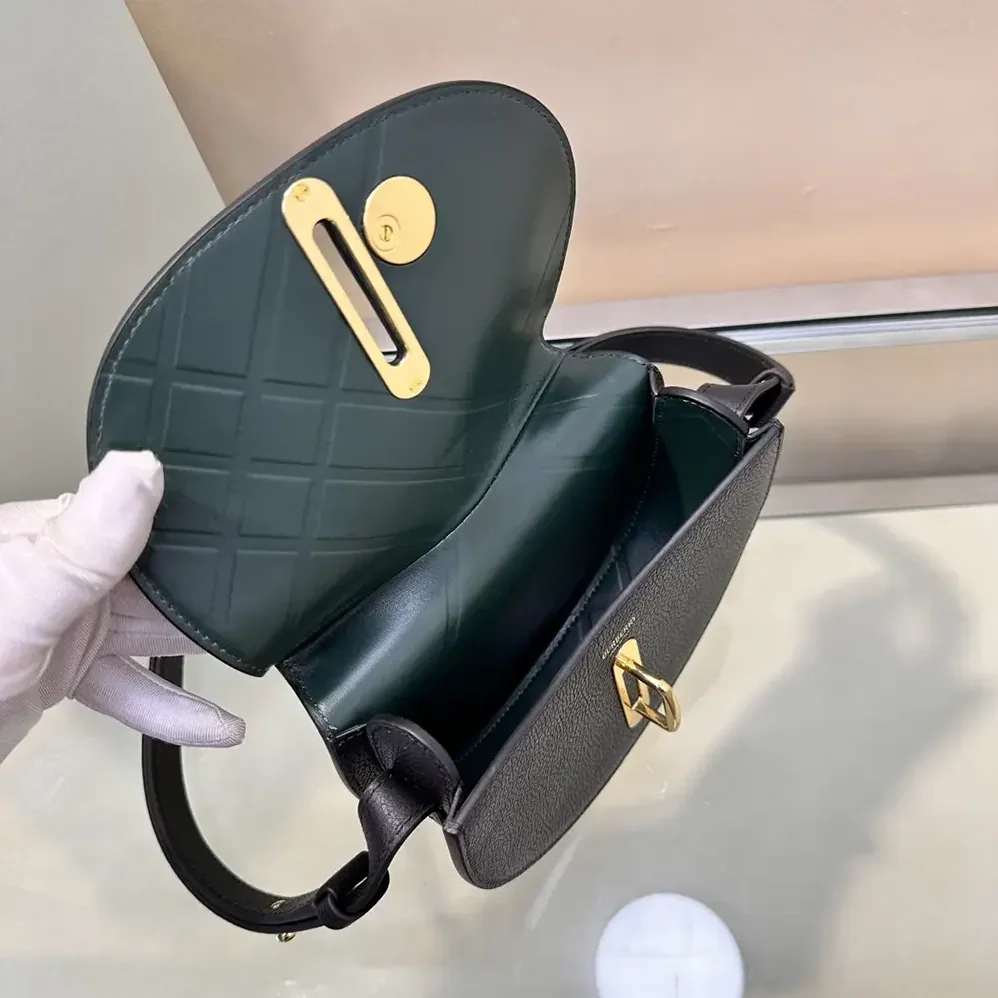 Burberry Mini Rocking Horse Bag for Women in Black