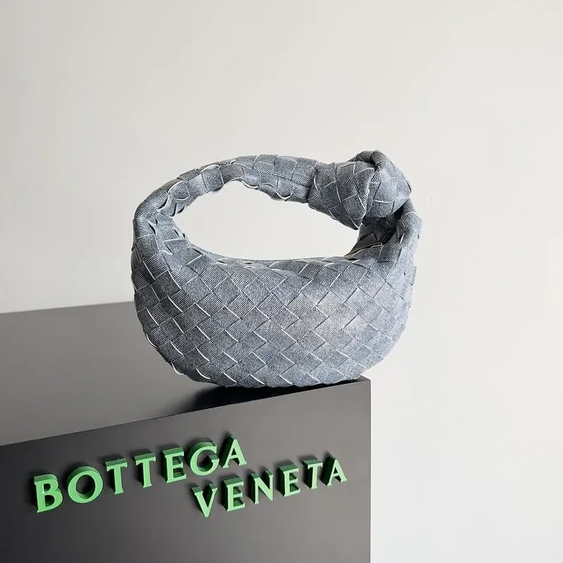 Bottega Veneta Mini Jodie Silver