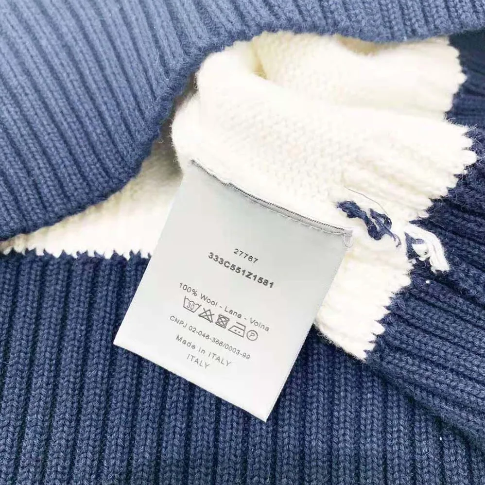 Dior Kenny Scharf Sweater White Technical Cotton for Women