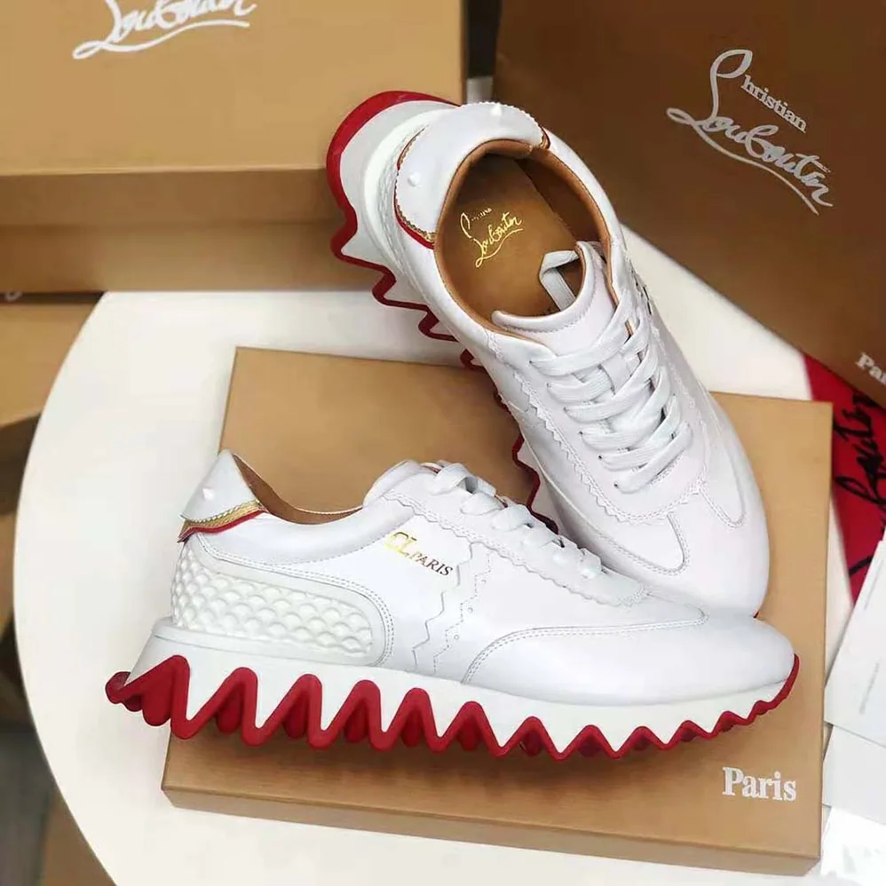 Christian Louboutin Loubishark Woman Flat for Women in White
