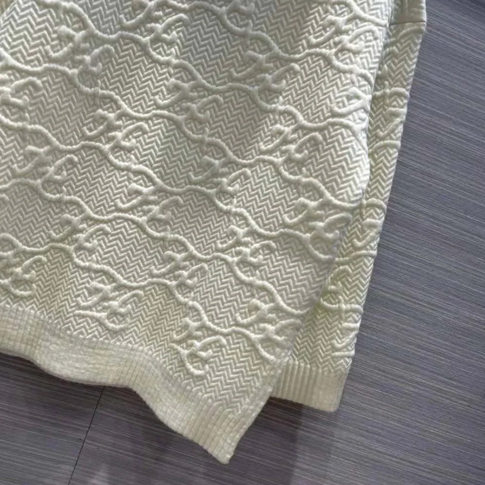 Fendi Sweater White Wool and Cashmere Sweater for Women