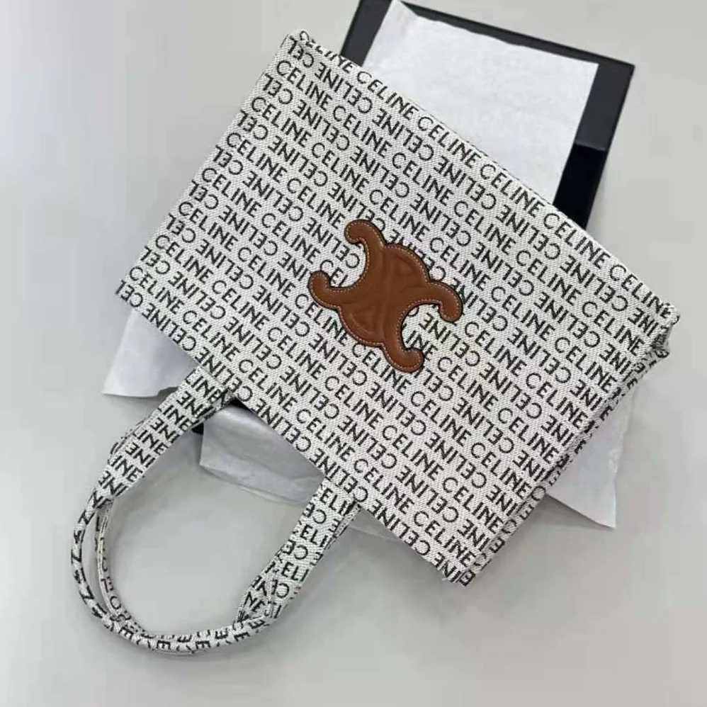 Celine Large Cabas Thais in Textile with Celine All for Women in over Celine Large Cabas Thais in Textile with Celine All for Women in over