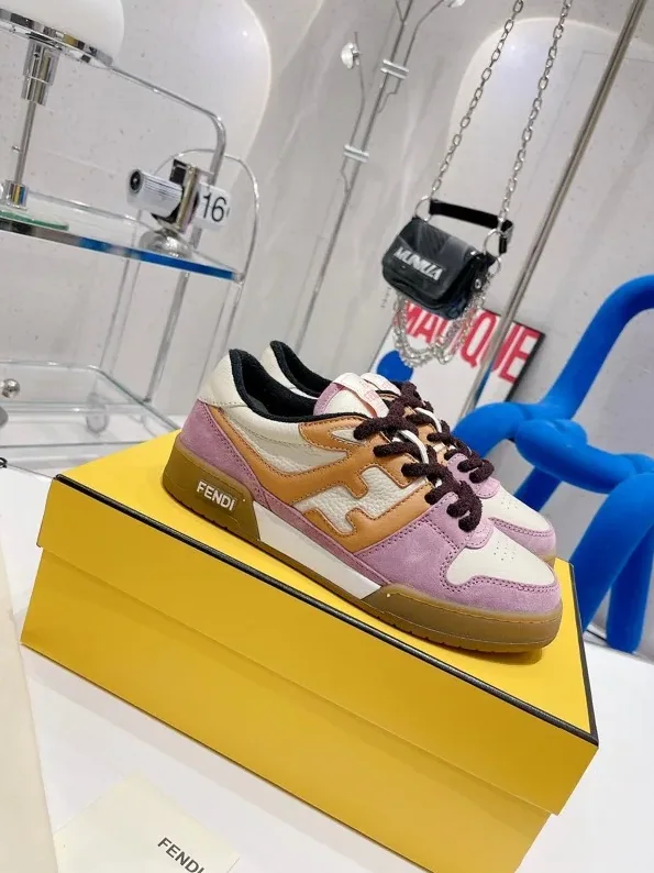 Fendi Match Pink Low Tops 8E8252AI1NF1H1C
