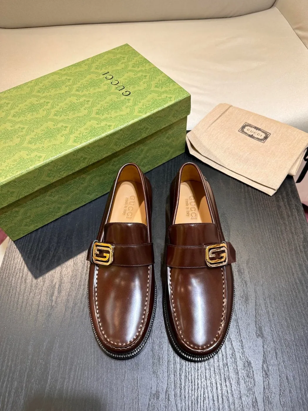 Gucci Interlocking G Loafer Brown Gucci Interlocking G Loafer Brown