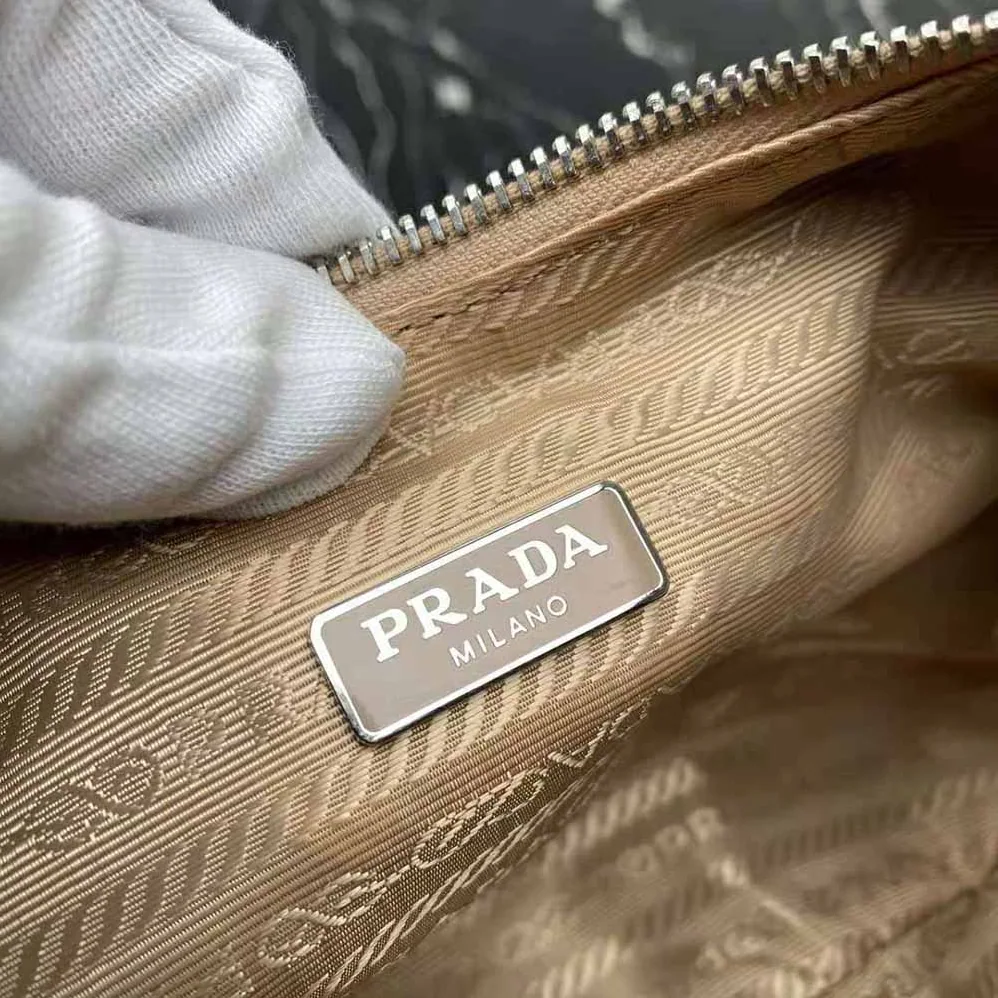 Prada Re-Edition 2006 Nylon Bag for Women in Sandy