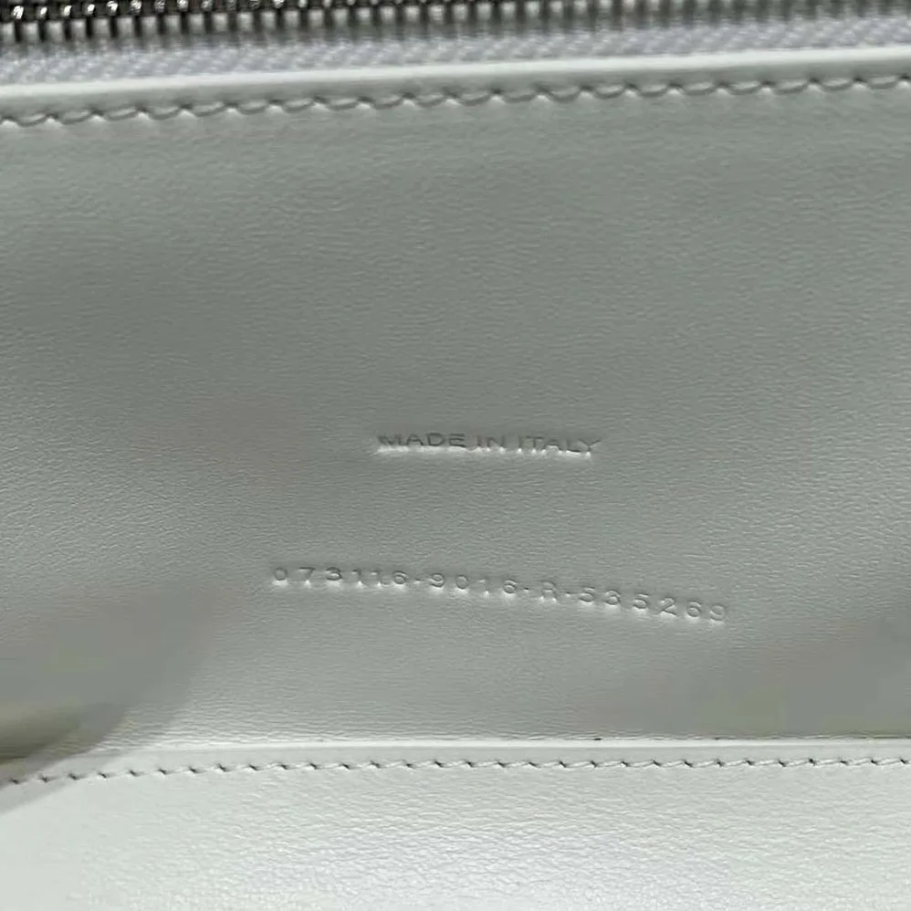 Balenciaga Editor Small Bag in Extra Supple Crocodile Embossed Calfskin in White for Women Balenciaga Editor Small Bag in Extra Supple Crocodile Embossed Calfskin in White for Women