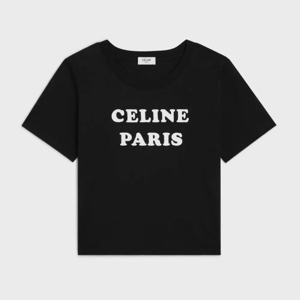 Celine Paris Boxy T for Men in shirt in Cotton Jersey Celine Paris Boxy T for Men in shirt in Cotton Jersey