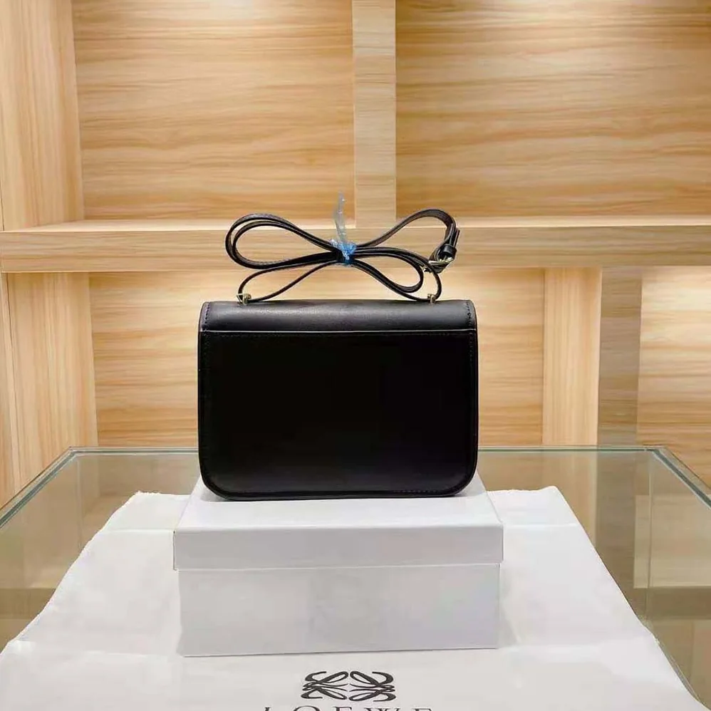 Loewe Goya Bag in Silk Calfskin for Women in Black